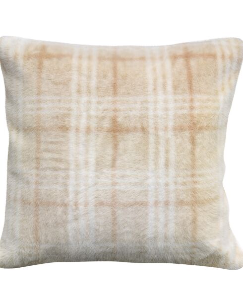 Coussin Luba sable - 45x45 cm