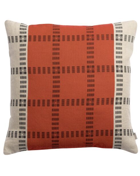 Coussin Zeff en Lin marmelade - 45x45 cm