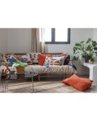Coussin Mila rubis - D. 50 cm