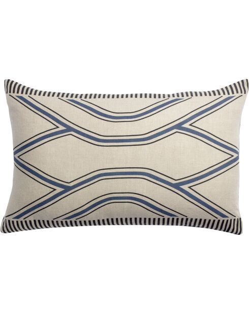 Coussin Zeff Johan en Lin tempete - 40x65 cm