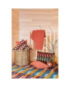 Coussin Ines paprika - 40x65 cm