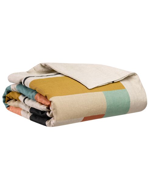 Edredon Zeff Dea en Lin multicolore - 80x180 cm
