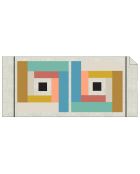 Edredon Zeff Dea en Lin multicolore - 80x180 cm