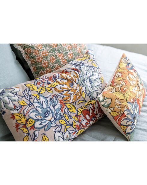 Coussin brodé Alba multicolore - 40x65 cm