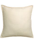 Coussin Nala  en Lin mélangé crème - 45x45 cm