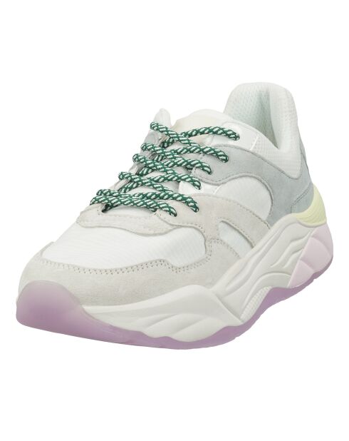 Sneakers Fota blanc/gris/vert