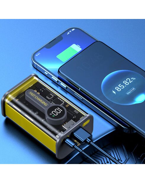 Powerbank 22,5 W 20000mAh Powerbank Mehrfarbiges Flash-Modell