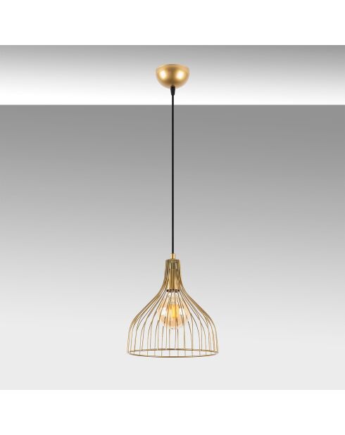 Suspension Cafu dorée - 25x123 cm