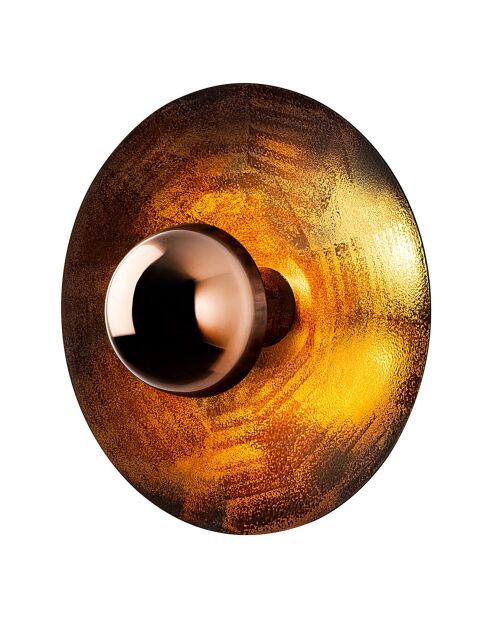 Kurt Wandlampe aus Kupfer - D.28x26 cm