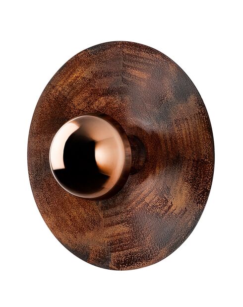 Kurt Wandlampe aus Kupfer - D.28x26 cm