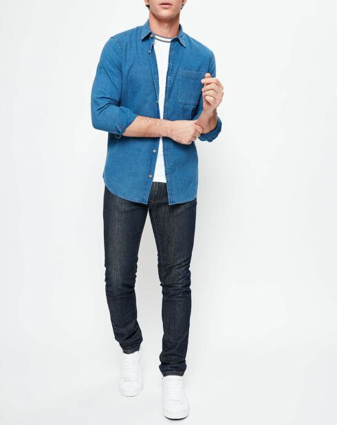 Chemise Jorjaques bleu clair denim