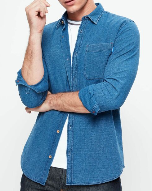 Chemise Jorjaques bleu clair denim