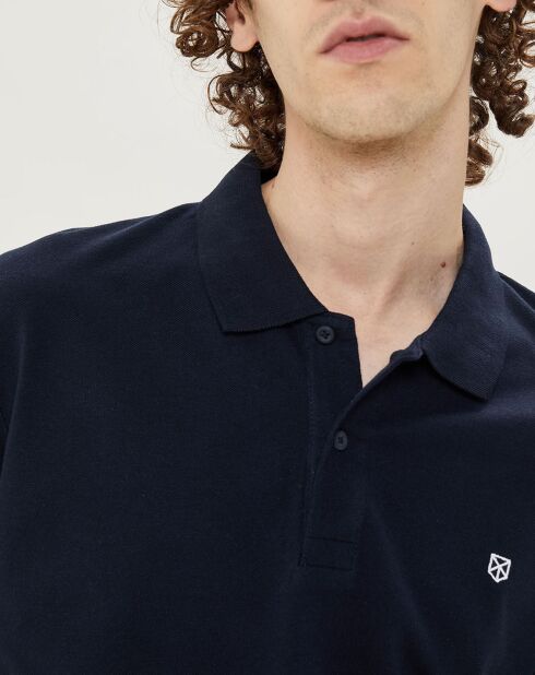 Polo Jprblabooster bleu marine