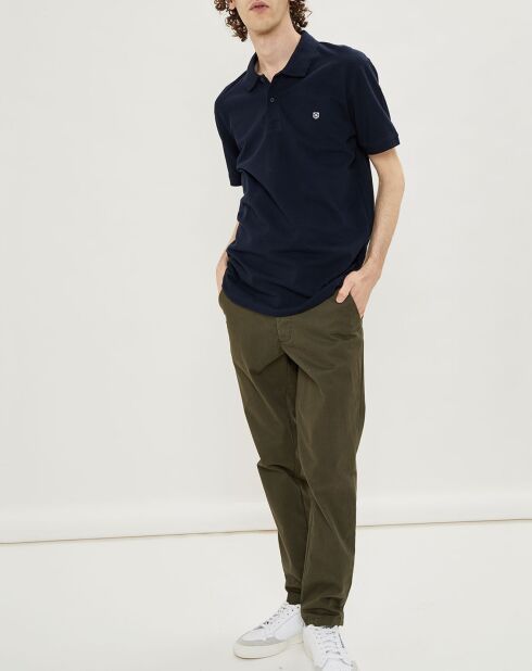 Polo Jprblabooster bleu marine