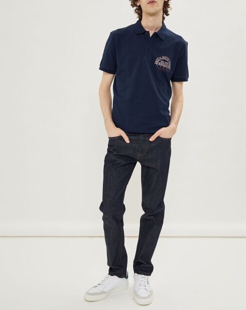 Polo Jprblubooster bleu marine