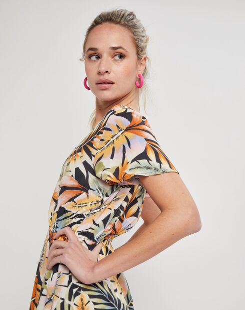 Veelkleurige Mini Day Trippin-jurk