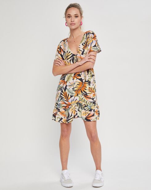 Veelkleurige Mini Day Trippin-jurk