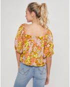 Crop Top Beach Daze multicolore