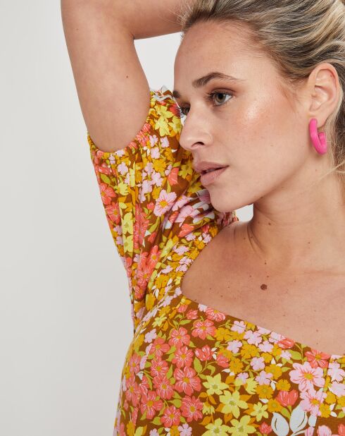 Mini Paradise mehrfarbiges Blumenkleid