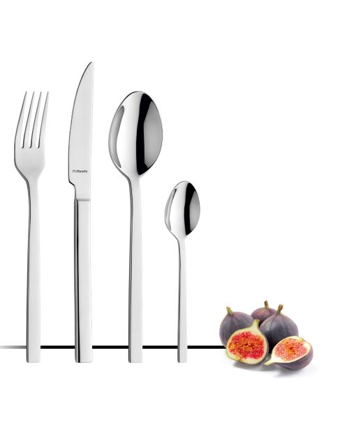 Ménagère Delta grise - 24 pièces