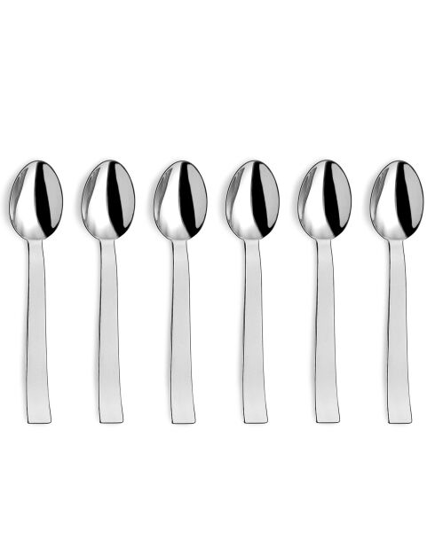 6 Cuillères Expresso Ato Miroir grises