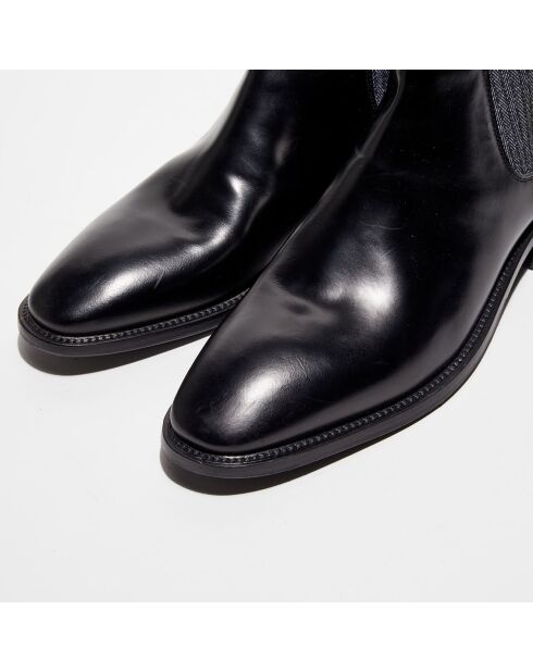 Chelsea Boots en Cuir noires