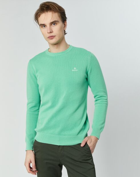 Pull Armure vert moyen