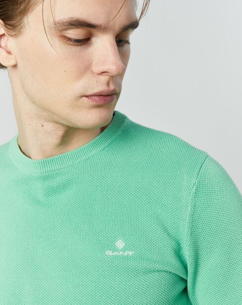 Pull Armure vert moyen