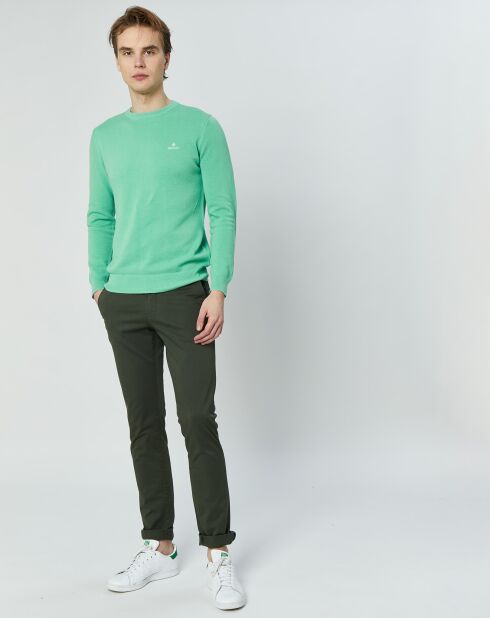 Pull Armure vert moyen