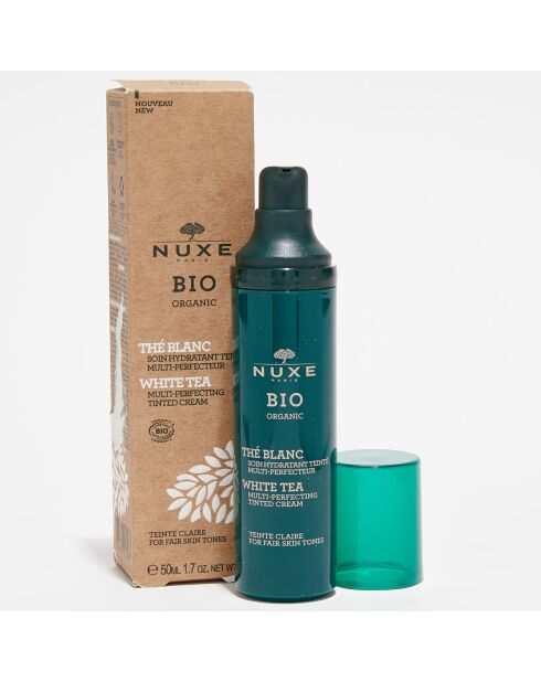 Bio-Multiperfektionierende Feuchtigkeitscreme in hellem Farbton - 50 ml