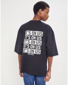 T-Shirt manches courtes It'S On Us Print noir