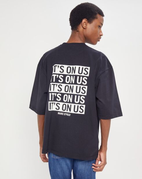 T-Shirt manches courtes It'S On Us Print noir