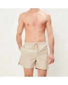 Short de Bain ajustable beige