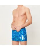 Short de Bain ajustable imprimé bleu