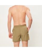 Short de Bain classique kaki