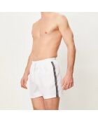 Short de Bain ajustable blanc