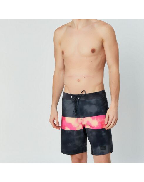 Pantaloncini da bagno Highlite arch 19" antracite/rosa