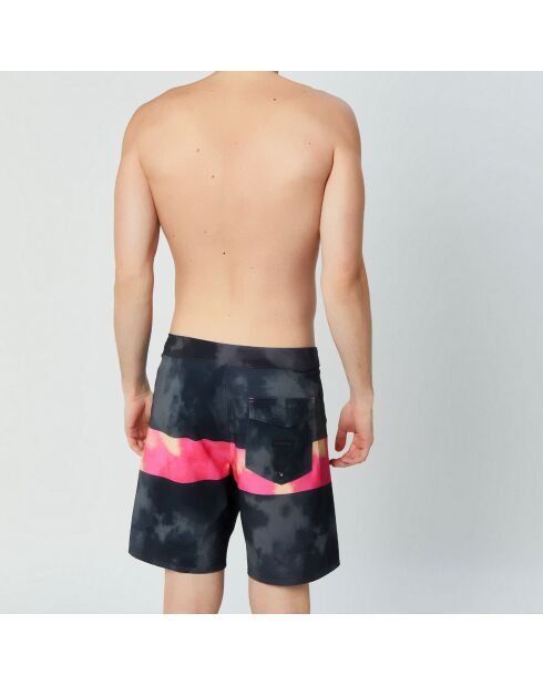 Pantaloncini da bagno Highlite arch 19" antracite/rosa