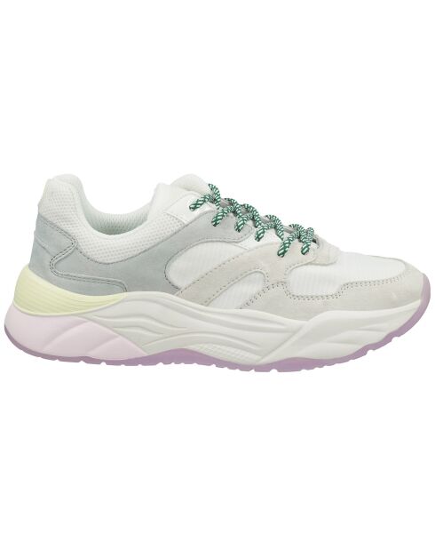Sneakers Fota blanc/gris/vert