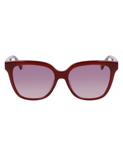Lunettes de soleil Femme Mademoiselle rouges