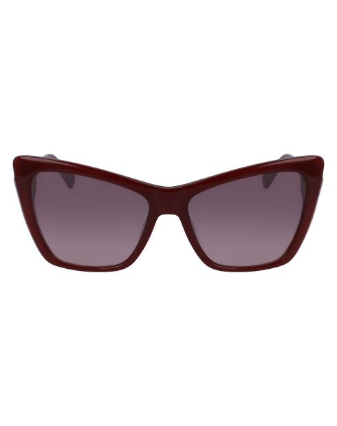 Lunettes de soleil Femme Le Pliage rouges
