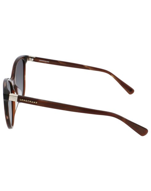 Lunettes de soleil Femme Le Pliage havane marron