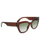 Lunettes de soleil Femme Héritage marron