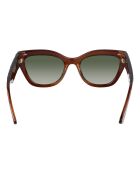 Lunettes de soleil Femme Héritage marron