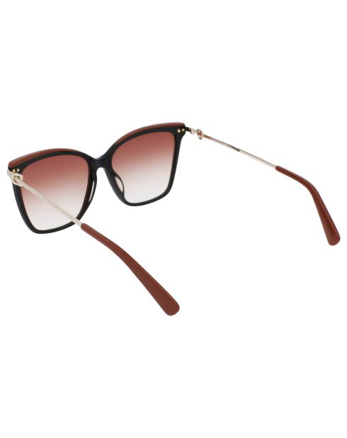 Lunettes de soleil Femme Amazone noir/marron