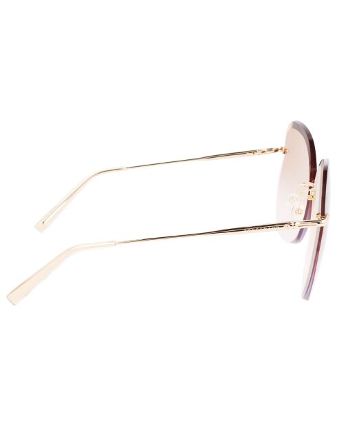 Lunettes de soleil Femme Roseau dorées