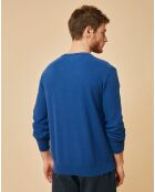 Pull Madrid cobalt chiné