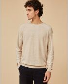 Pull en Lin & Coton Macena beige