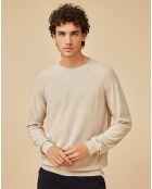 Pull en Lin & Coton Macena beige