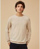 Pull en Lin & Coton Macena beige